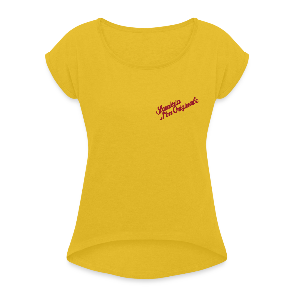 SNO Script Donna - mustard yellow