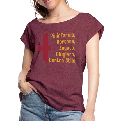 Carrozzerie Italiane Donna - heather burgundy