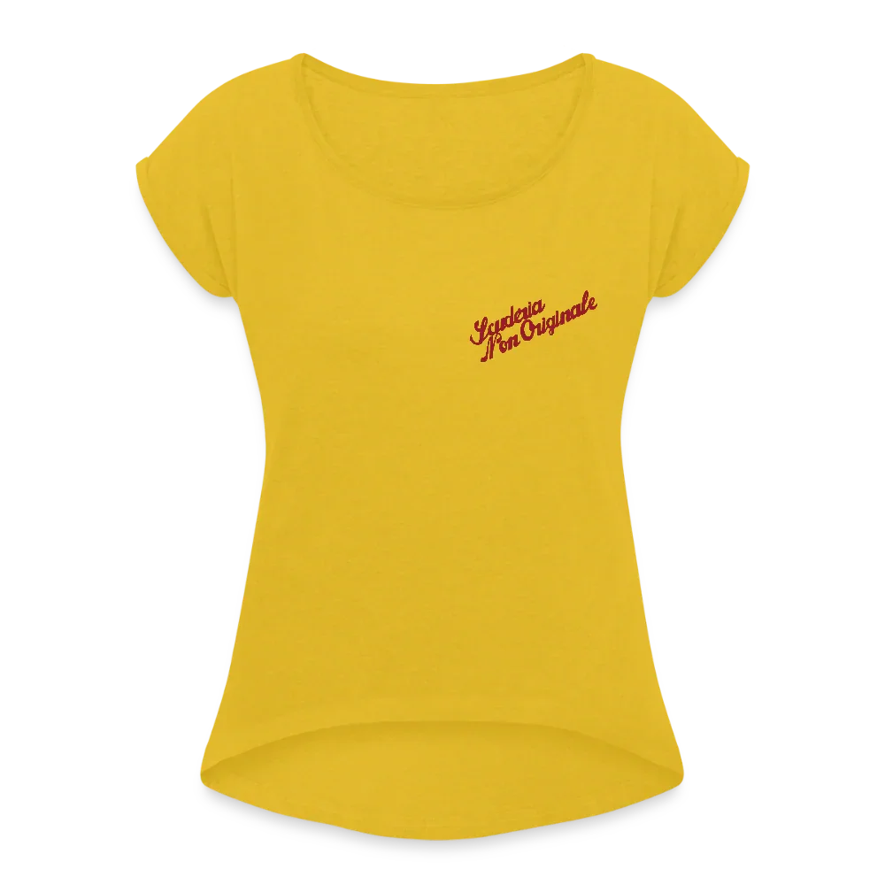 SNO Script Donna - mustard yellow