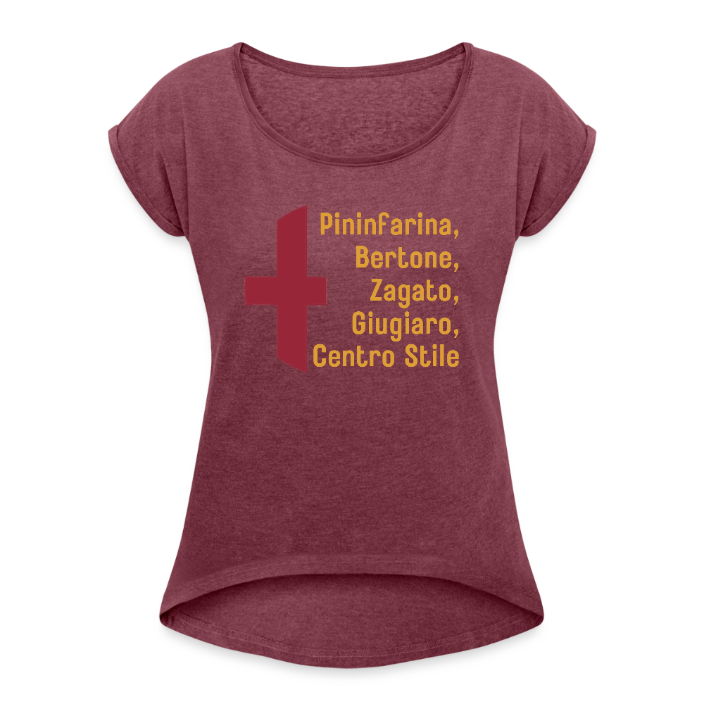Carrozzerie Italiane Donna - heather burgundy