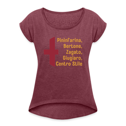 Carrozzerie Italiane Donna - heather burgundy