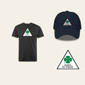 SNO Starter Kit: logo tee, dad hat and sticker